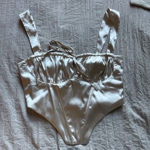 Satin Corset Top